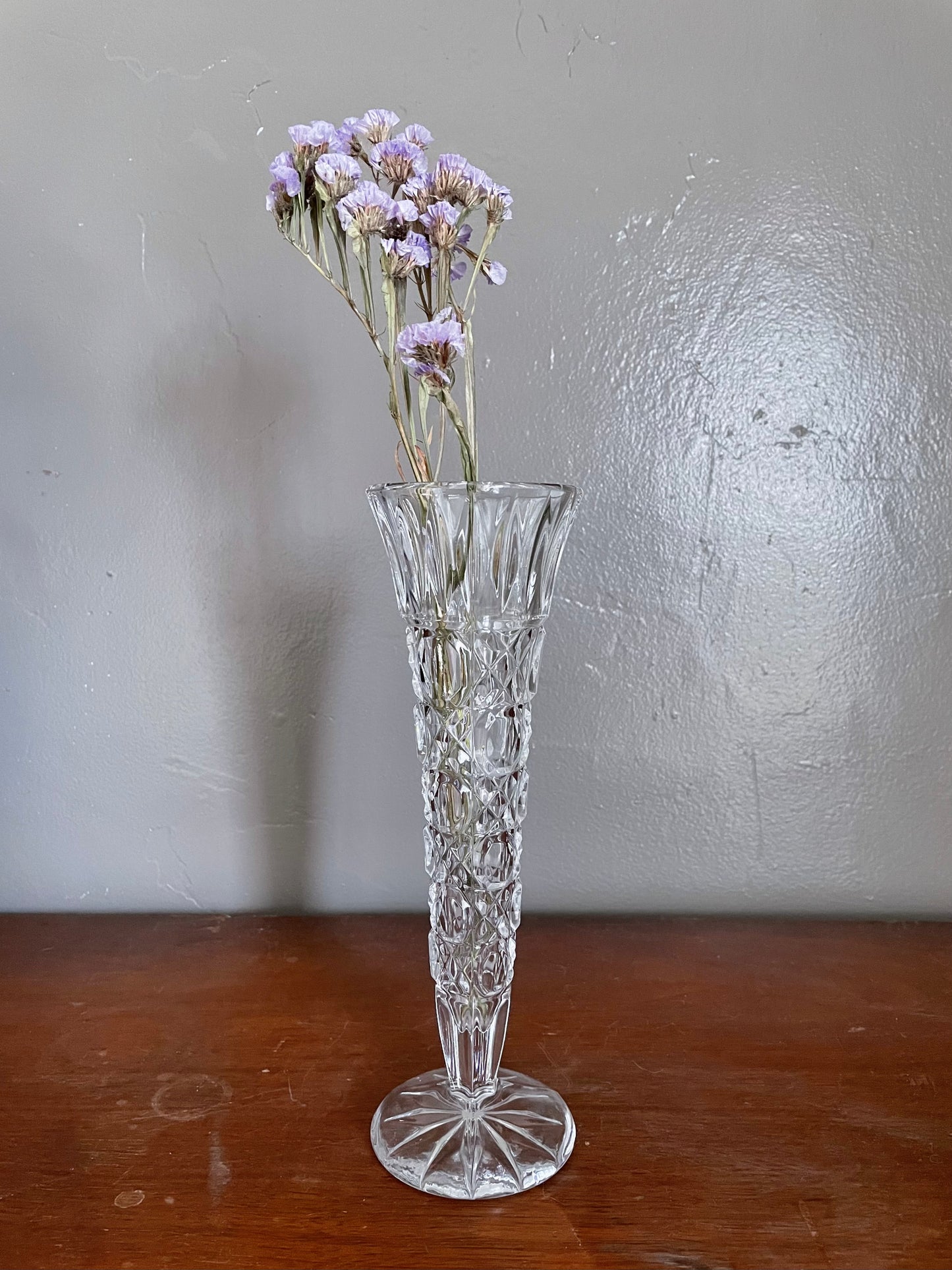 Crystal Cut Glass Vase