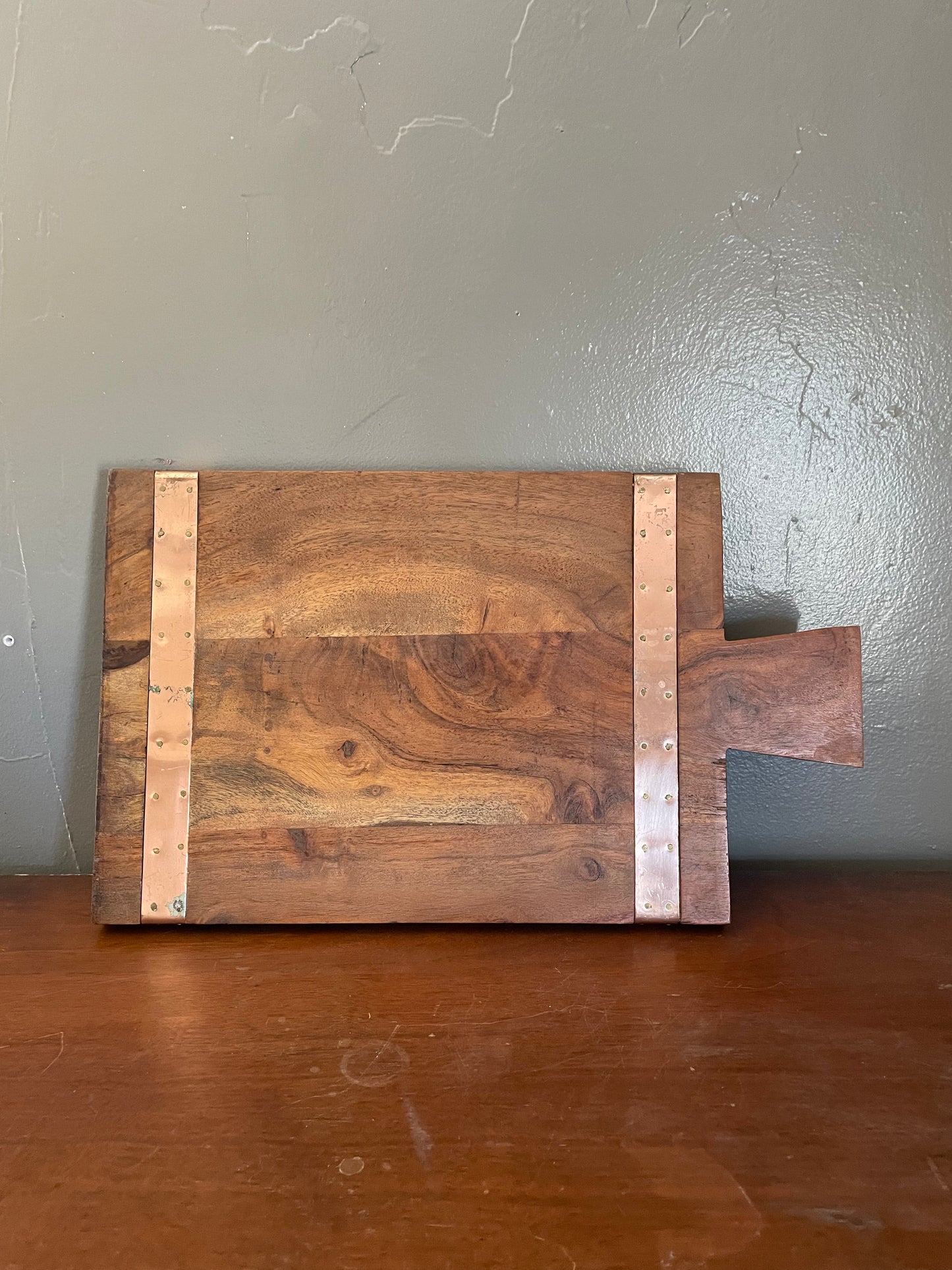 Tommy Bahama Wood & Copper Serving Board