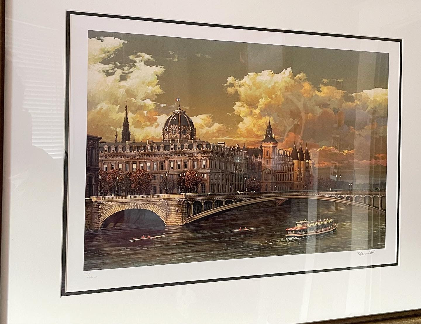 “The Seine” Limited Edition Framed Piece by Alexander Chen