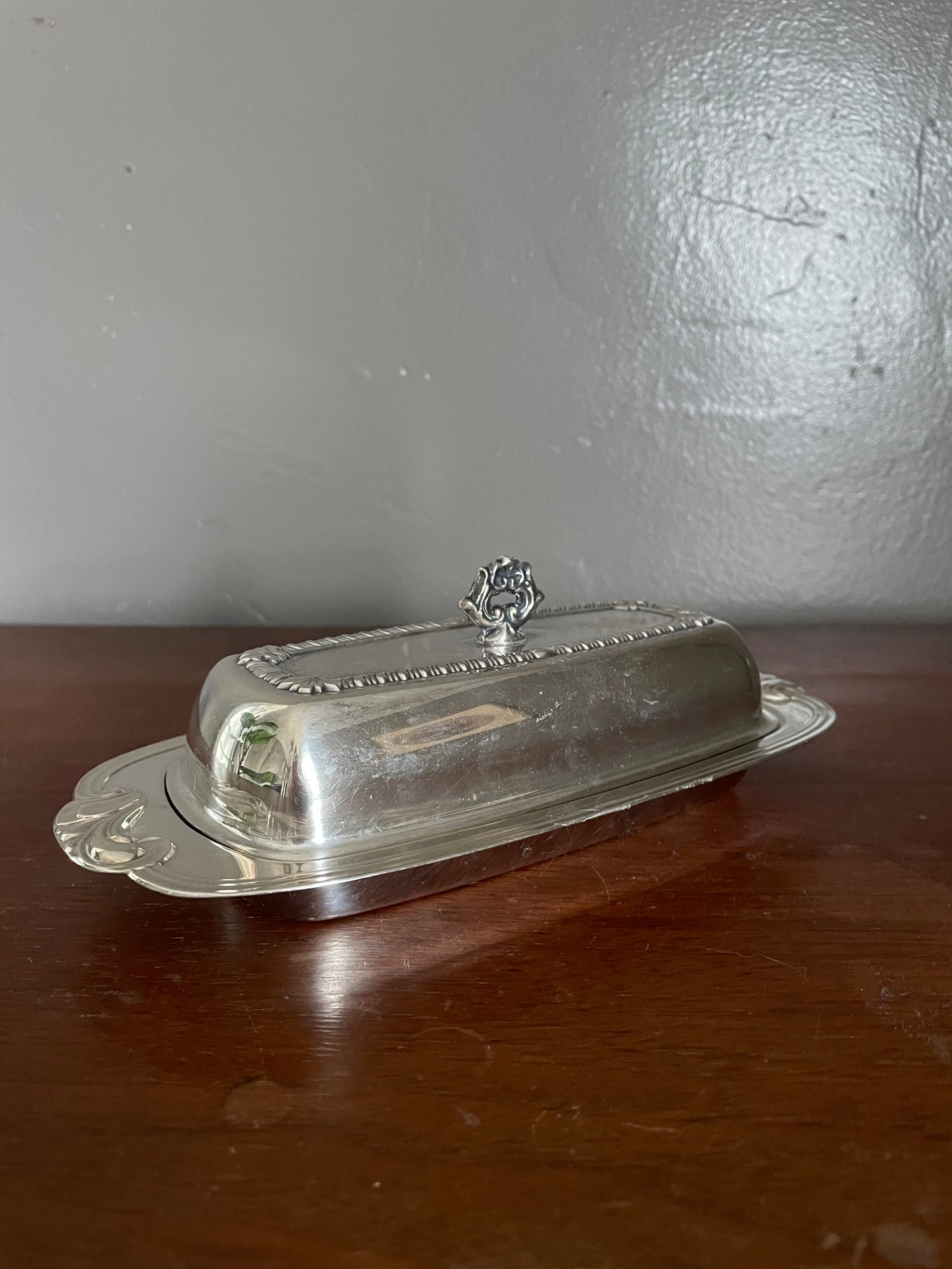 Silver Plated Butter Dish