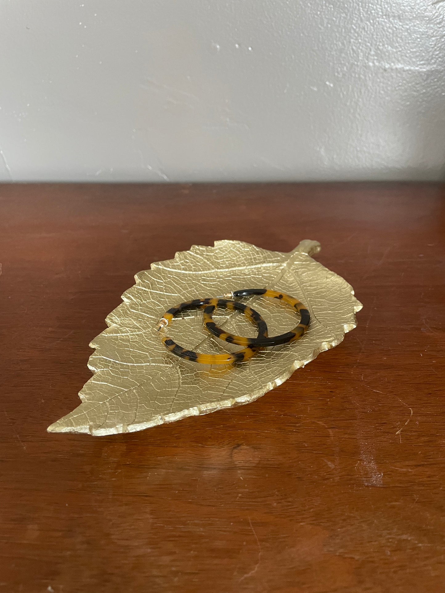 Gold Leaf Catch-All Dish