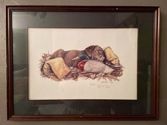 Framed Limited Edition “Cocoa Break” Sketch by Cary Savage-Ingram