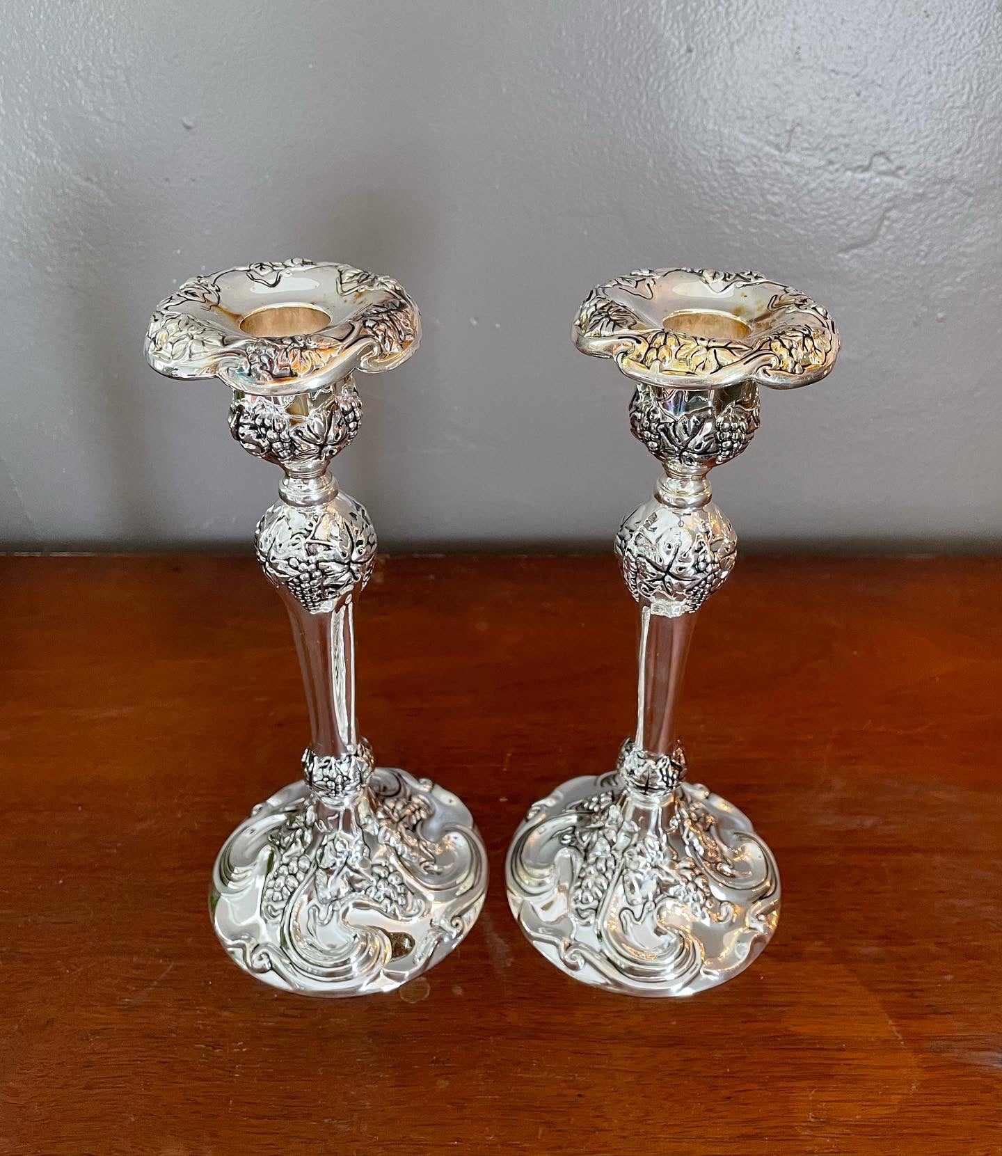 Godinger Silver Plated Candlesticks