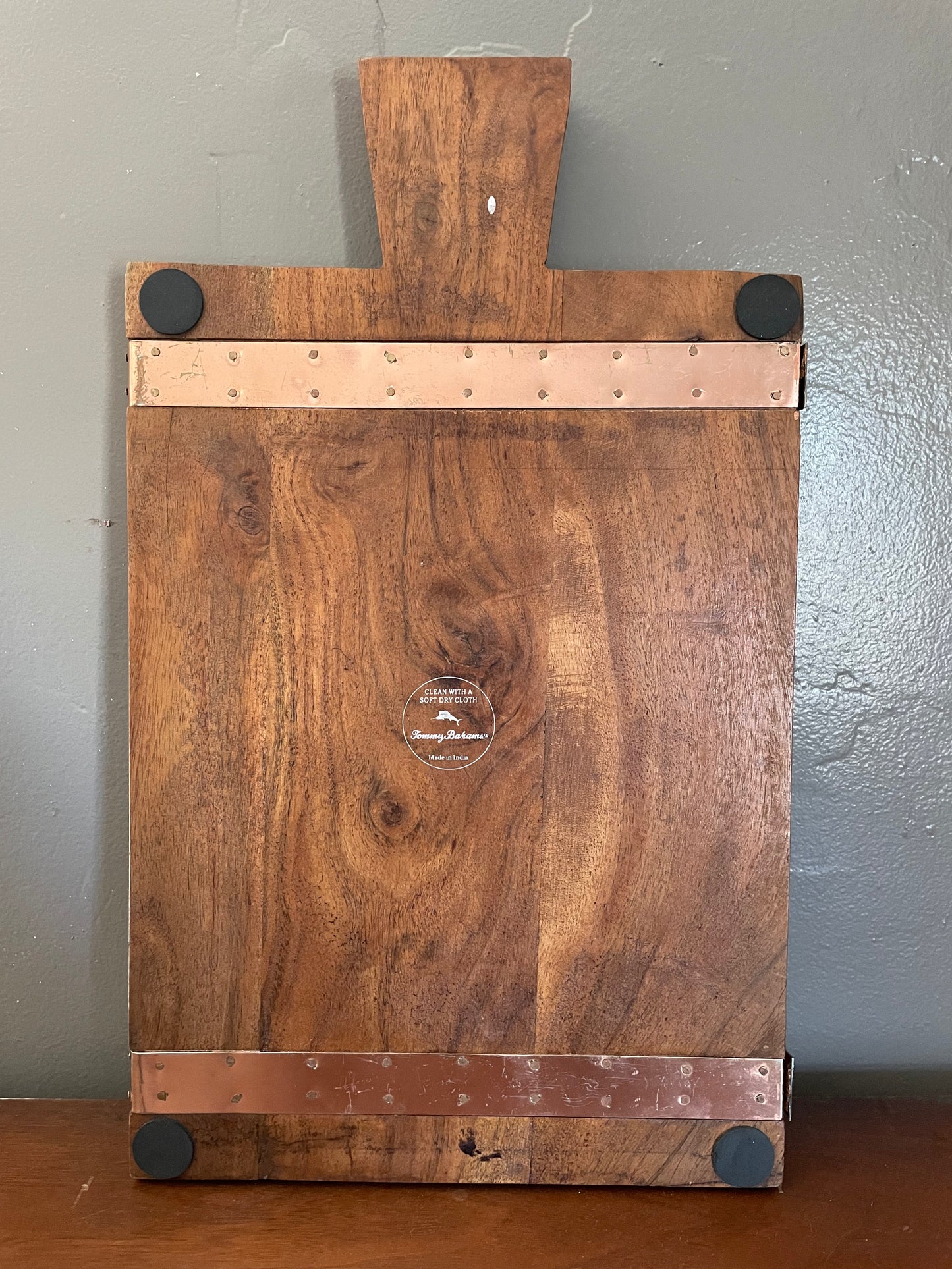 Tommy Bahama Wood & Copper Serving Board