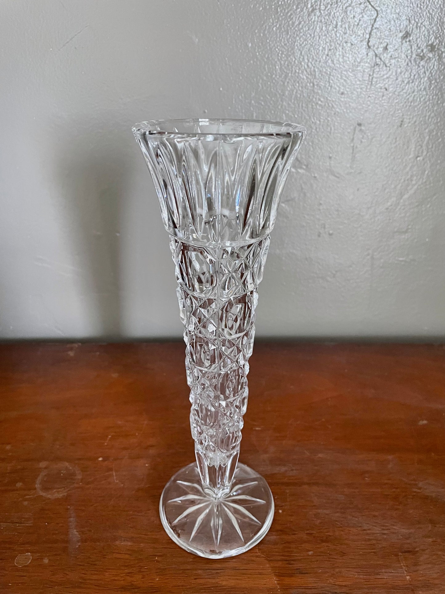 Crystal Cut Glass Vase