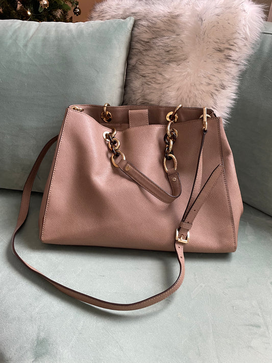 Michael Kors Light Brown Satchel Bag