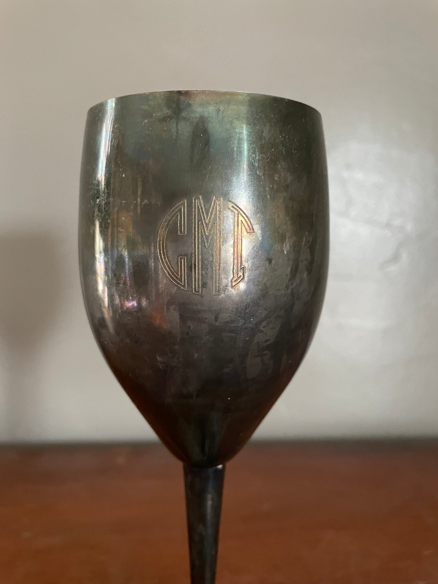 Vintage Metal Goblet